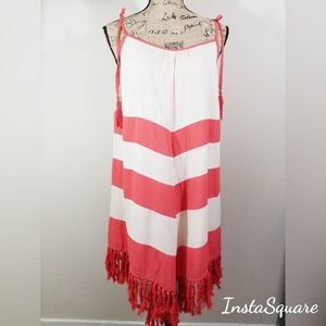 {A'reve} Chevron Tassle Dress